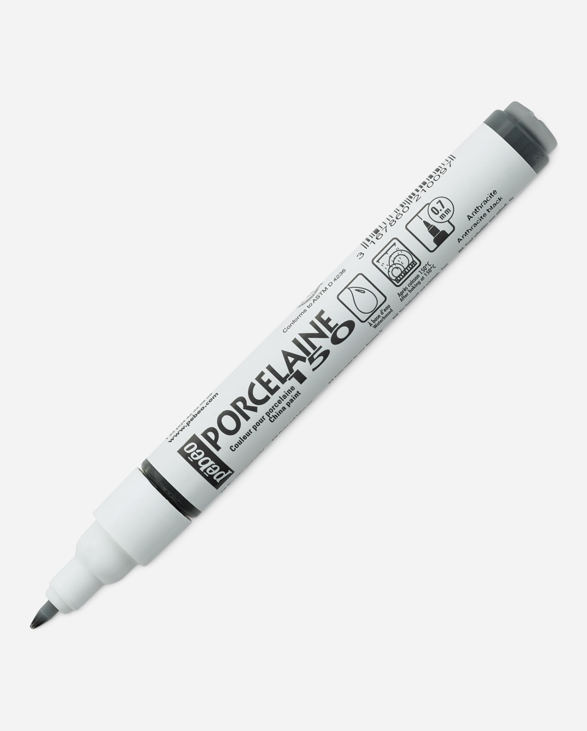 Amazon | ペベオ 陶器用水性アクリル絵具ポーセレン150マーカー(0.7